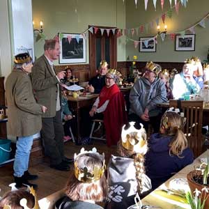 Clare and Michael Morpurgo celebrating Farms for City Children's 50th birthday