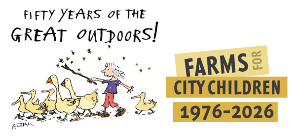 Farms for City Children 50th anniversary logo