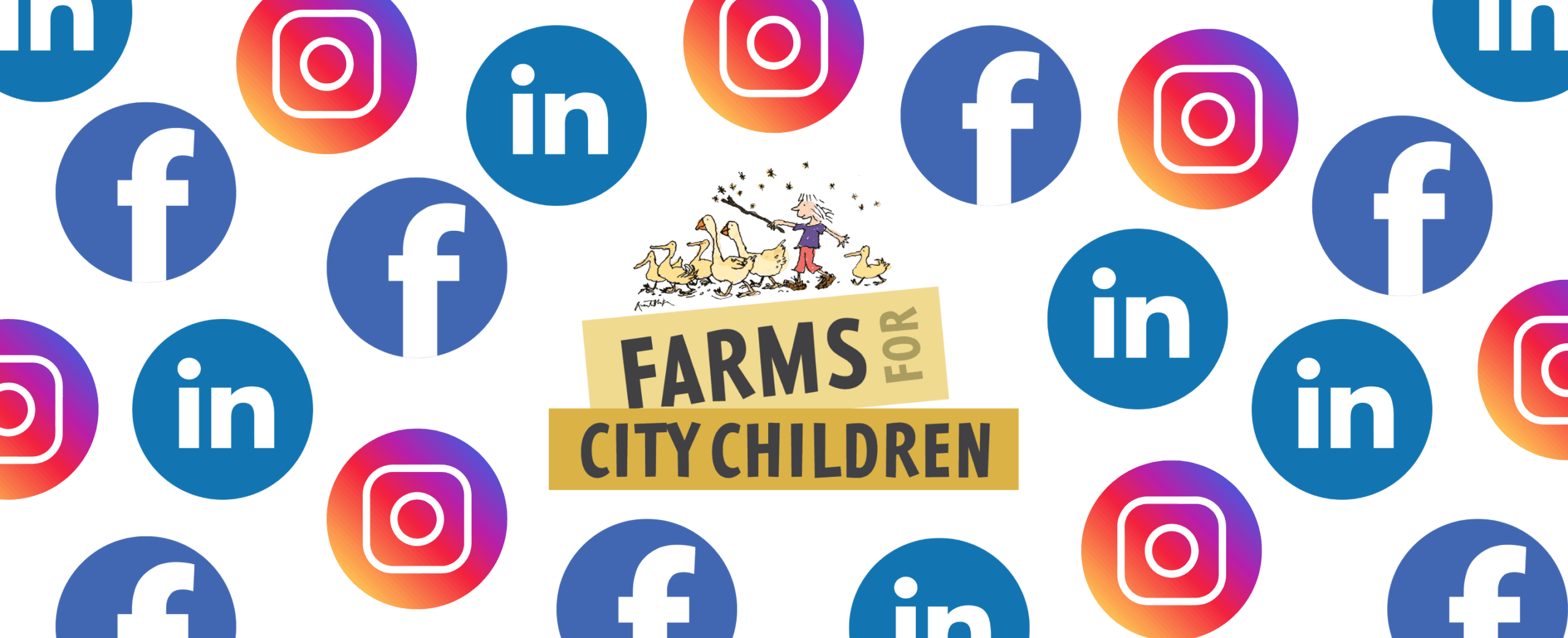 Following us on social media