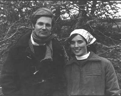 Michael and Clare Morpurgo in 1976