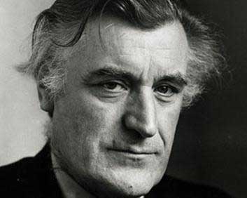 Poet Ted Hughes, founding president of Farms for City Children